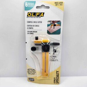 OLFA Compass Circle Cutter - CMP-1 Adjustable Compass Style Rotary Circle